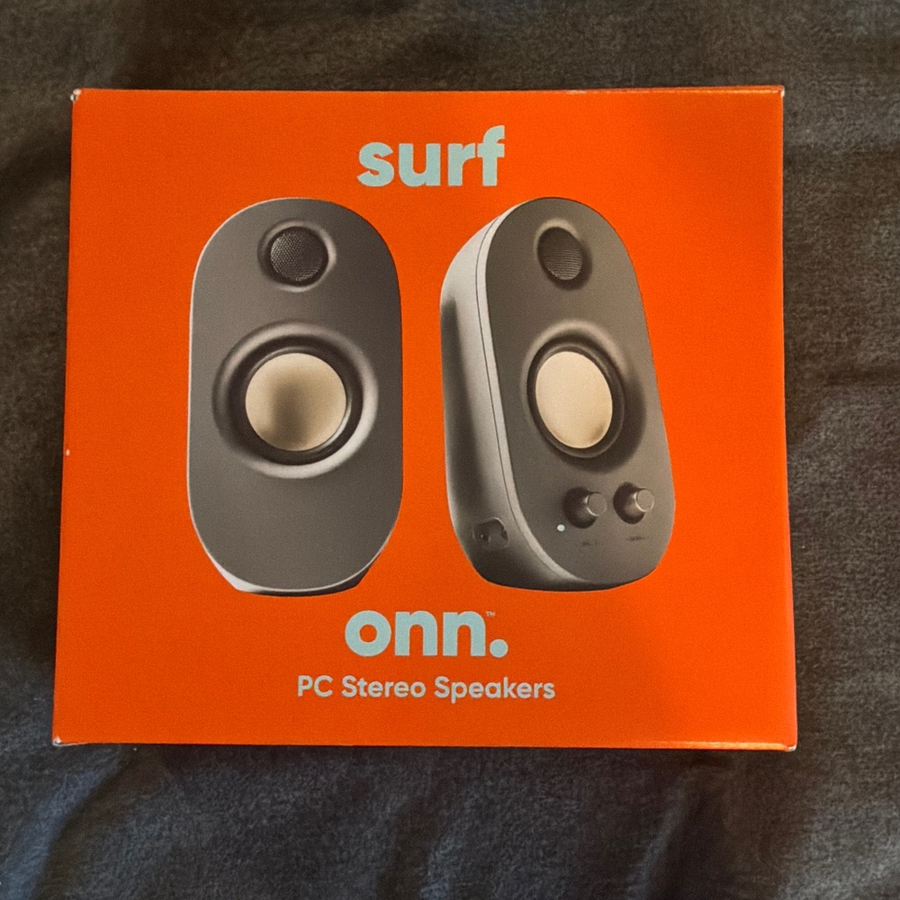 Onn Surf Gray Portable Speakers